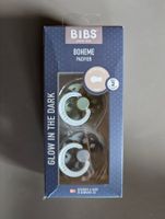 Lolette/tétine/Schnuller BIBS "glow in the dark-boheme" neu