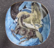 Rosenthal Porzellan Sammelteller, Hans Erni, "Liebesspiel"
