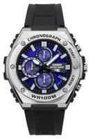 ⌚ Herrenuhr ®CASIO Chronograph Blau Schwarz 51mm 10 ATM NEU