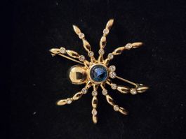 Brosche Spinne Gold Pierre Lang