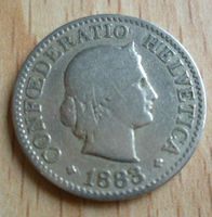 Ch Münze 10 Rp / 1883
