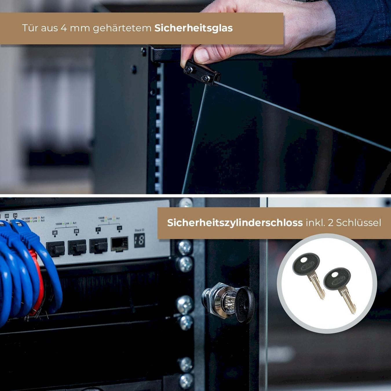 Sonstiges zu Computer & Netzwerk: HMF Serverschrank 19 Zoll 9HE – Neu und originalverpackt aus Bottighofen von zaap 3