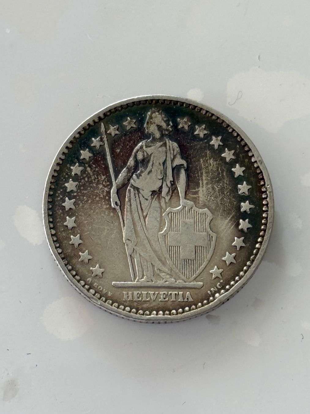 Tutti le monete: 2 Franken 1912  Rar – Usato da Wallisellen venduto da SWISS_SILVER1 1