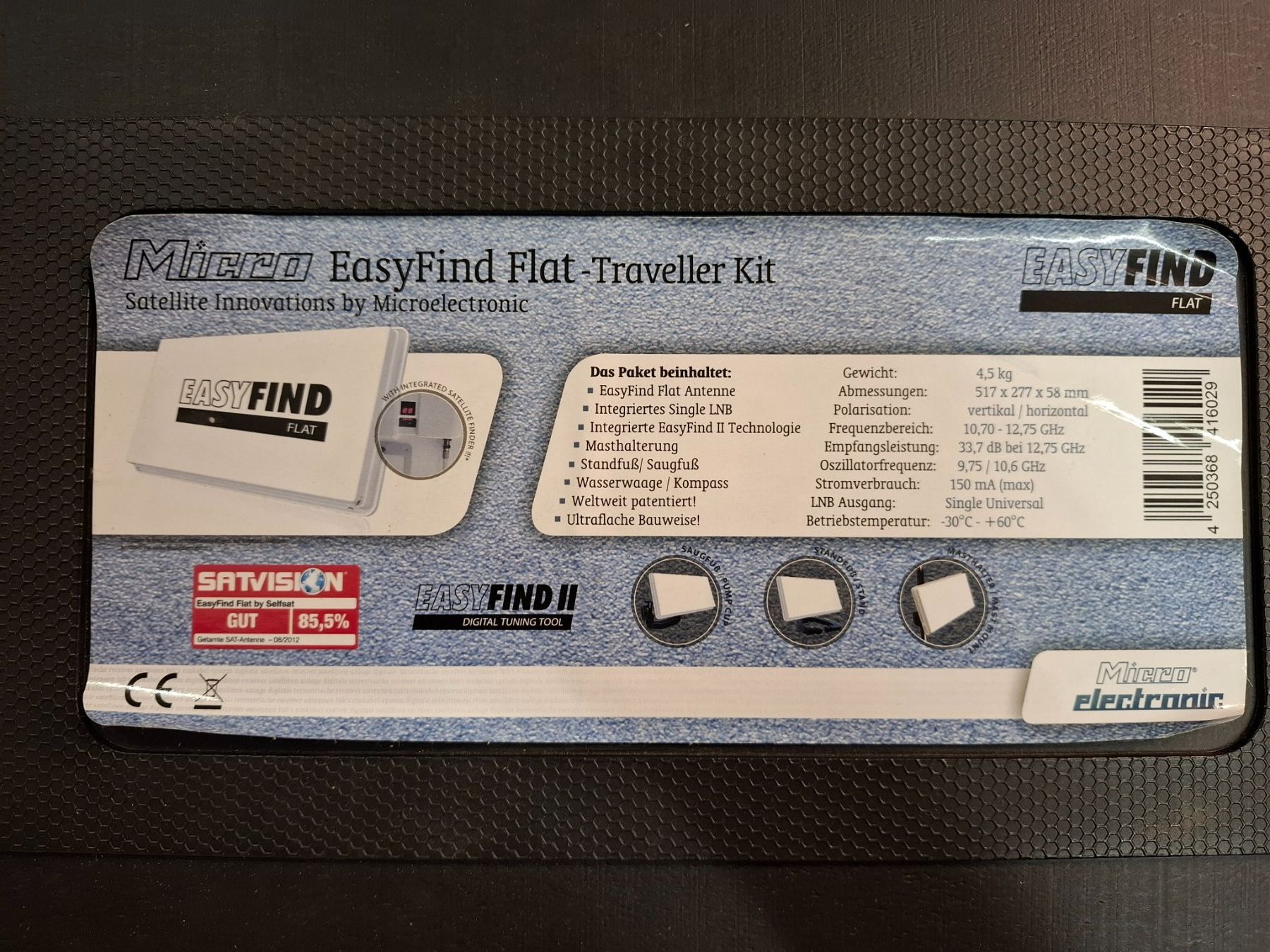 Parabola satellitare: Micro EasyFind Flat-Traveller Kit Satelliten-Antenne – Usato da Steinach venduto da Gauto