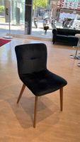 4x Stylish Calligaris 'Boston' Chair - Black Velvet Seat!