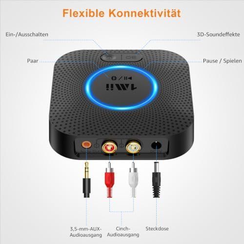 Kopfhörer: Plus Bluetooth HiFi Empfänger Drahtloser Audio – Neu und originalverpackt aus Hundwil von Mr.Wong 5