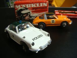 Märklin Sprint 1310 und 1318 Porsche 911 Polizei und Targa
