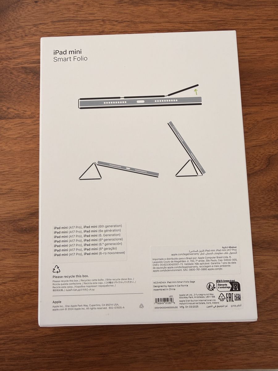 Apple Coques & Sacs: Apple iPad mini Smart Folio Light Sage Zustand Neu – Neuf avec emballage d'origine à Erlenbach ZH par Berlen 3