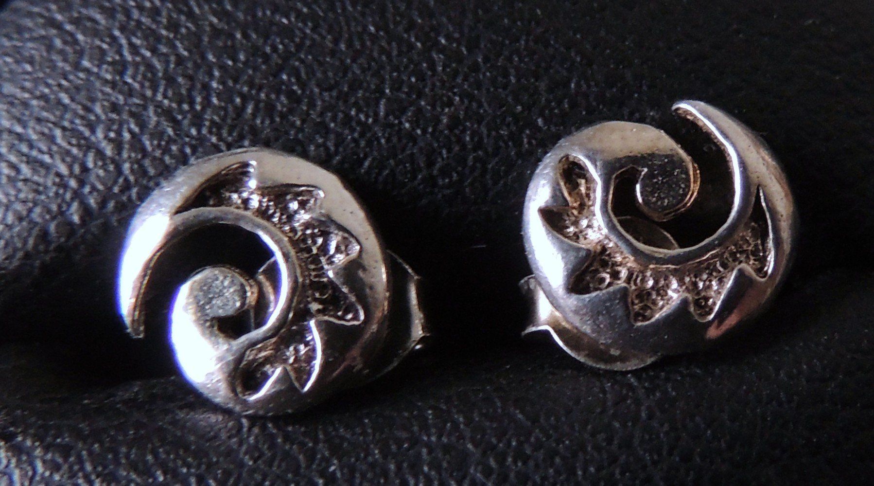 Orecchini pendenti & Orecchini a lobo: Silber 925 Spiral Ohrstecker 8 mm – Nuovo (secondo la descrizione) da Waldenburg venduto da schaller707 1
