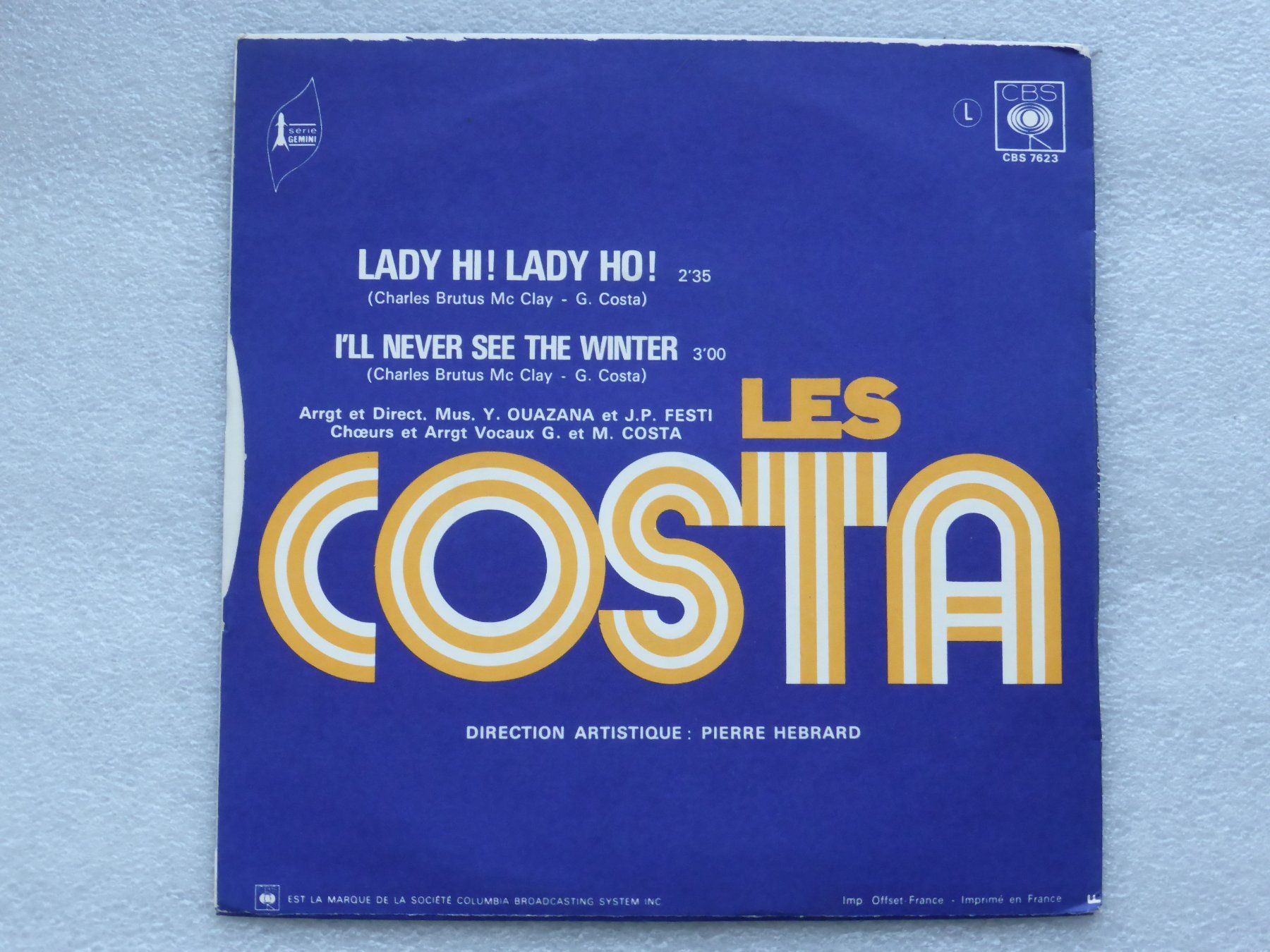 Dischi in vinile: Vinyl Single  LES COSTA – Usato da Küssnacht am Rigi venduto da Mondkinder 3