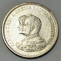 200 Réis - Charles I - Portugal - 1898 (Silber .916)