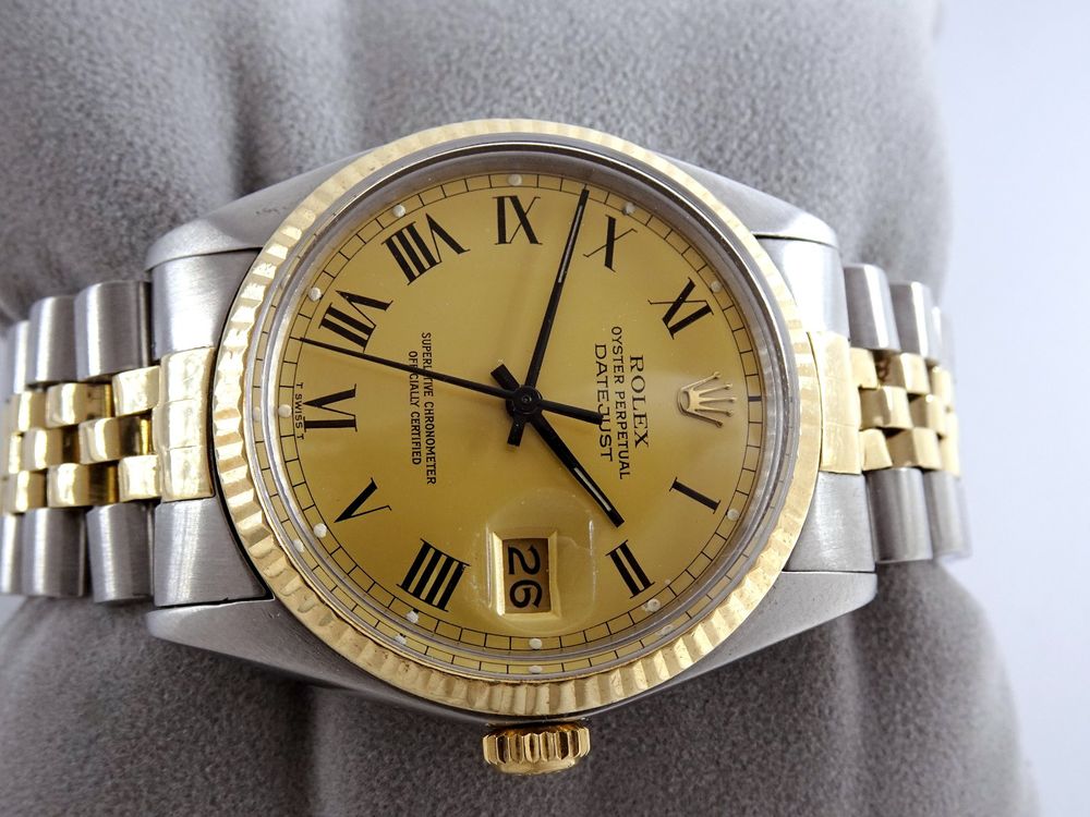 Rolex Orologi: ROLEX DATEJUST 18K/SS 1979 AUTOMATIK 36MM JOHN BUCKLEY DIAL – Usato da Zürich venduto da SWISSTIMEARTS-AG 3