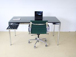 USM Haller Tisch 150x75cm | Schwarz | Neuwertig