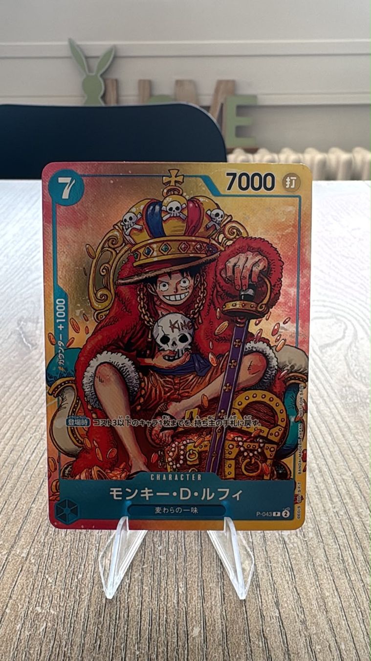 Bandai Carte collezionabili: One Piece TCG - Monkey.D.Luffy P-043 JP – Nuovo (secondo la descrizione) da Birsfelden venduto da alex4127