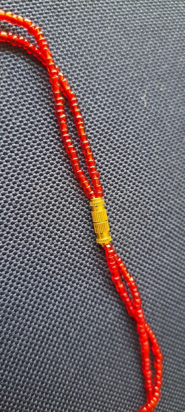 Catenine: Handmade Beaded Necklace - Red pink Summer Accessor – Nuovo (secondo la descrizione) da Bern venduto da mahilini 2