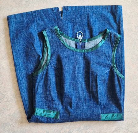 JEANS KLEID JEANSKLEID ALSAMENDI ZÜRICH 36 S , TOP ZU JACKE