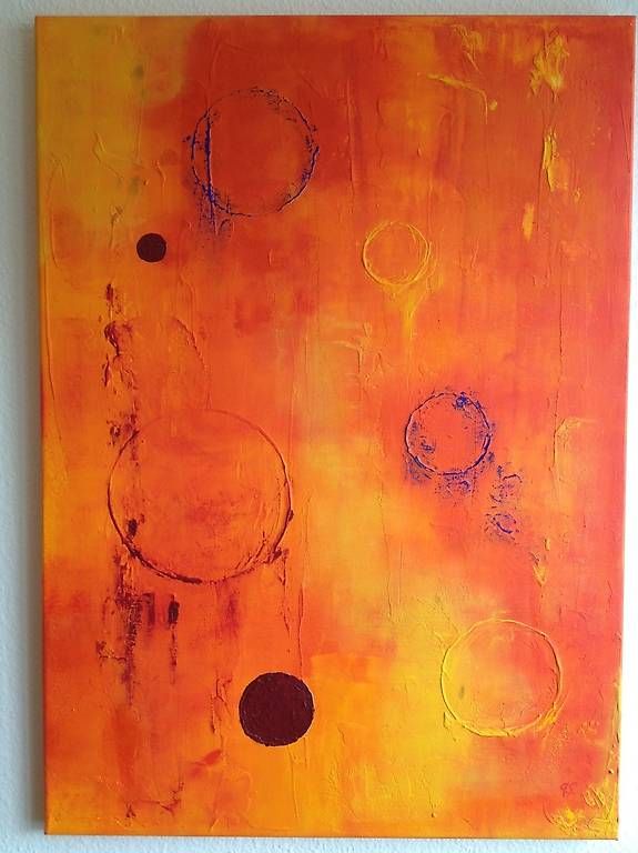Poster & Bilder: Bild "Circle" (Mischtechnik) 50x70 cm – Gebraucht aus Bassersdorf von ella98