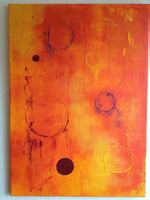 Bild "Circle" (Mischtechnik) 50x70 cm