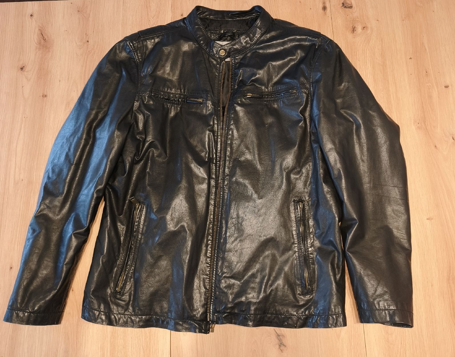 Jacken: Lederjacke schwarz – Gebraucht aus Madiswil von Trayann
