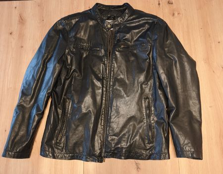 Lederjacke schwarz