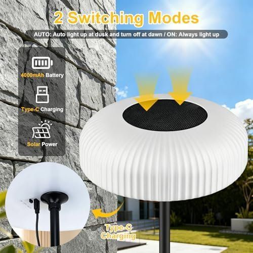 Lampade: Solar Stehlampe Outdoor USB C aufladbar – Nuovo e nell'imballaggio originale da Hundwil venduto da Stallone5 3