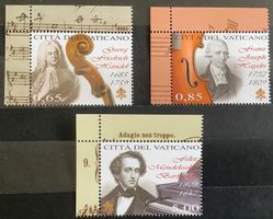 2009 Vatikan Tag der Musik - Satz ** Michel n.1654 - 58