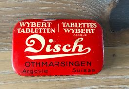Alte rare DISCH Blechdose für Wybert Tabletten
