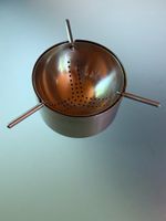 Teesieb aus Edelstahl, Arne Jacobsen für Stelton Dänemark