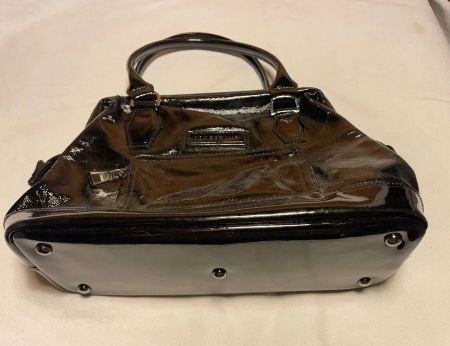 Longchamps Lacktasche schwarz