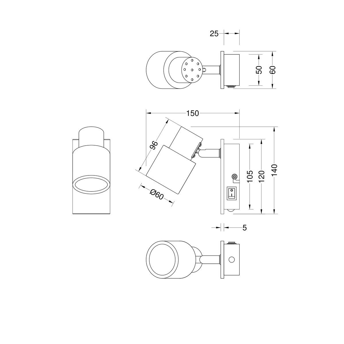 Lampade: Strahler, FlexConnect ready, 15 cm Höhe – Nuovo (secondo la descrizione) da Kreuzlingen venduto da Smart-Light 7