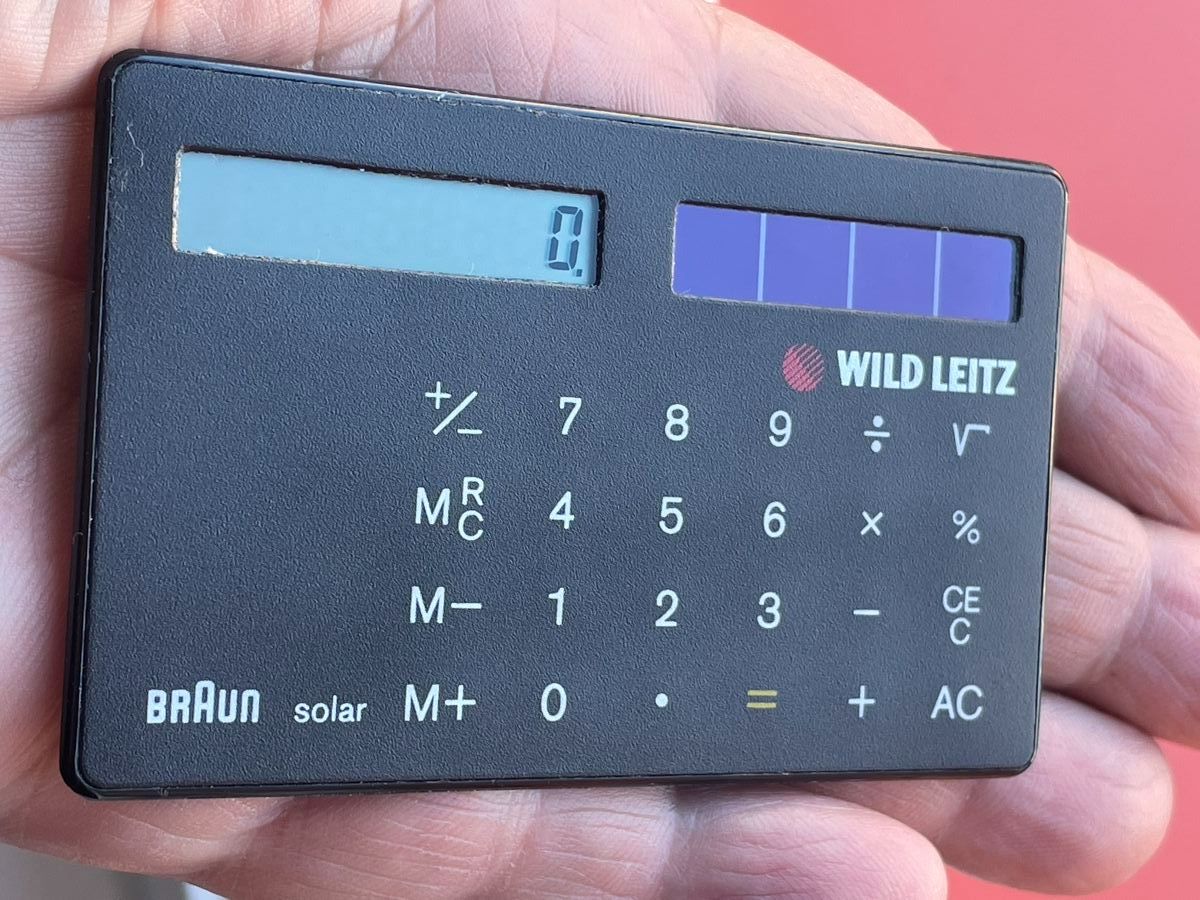 Braun Calcolatrici tascabili: Braun ST1 Type: 4 856 calculator – Usato da Rorschach venduto da Spektar 9