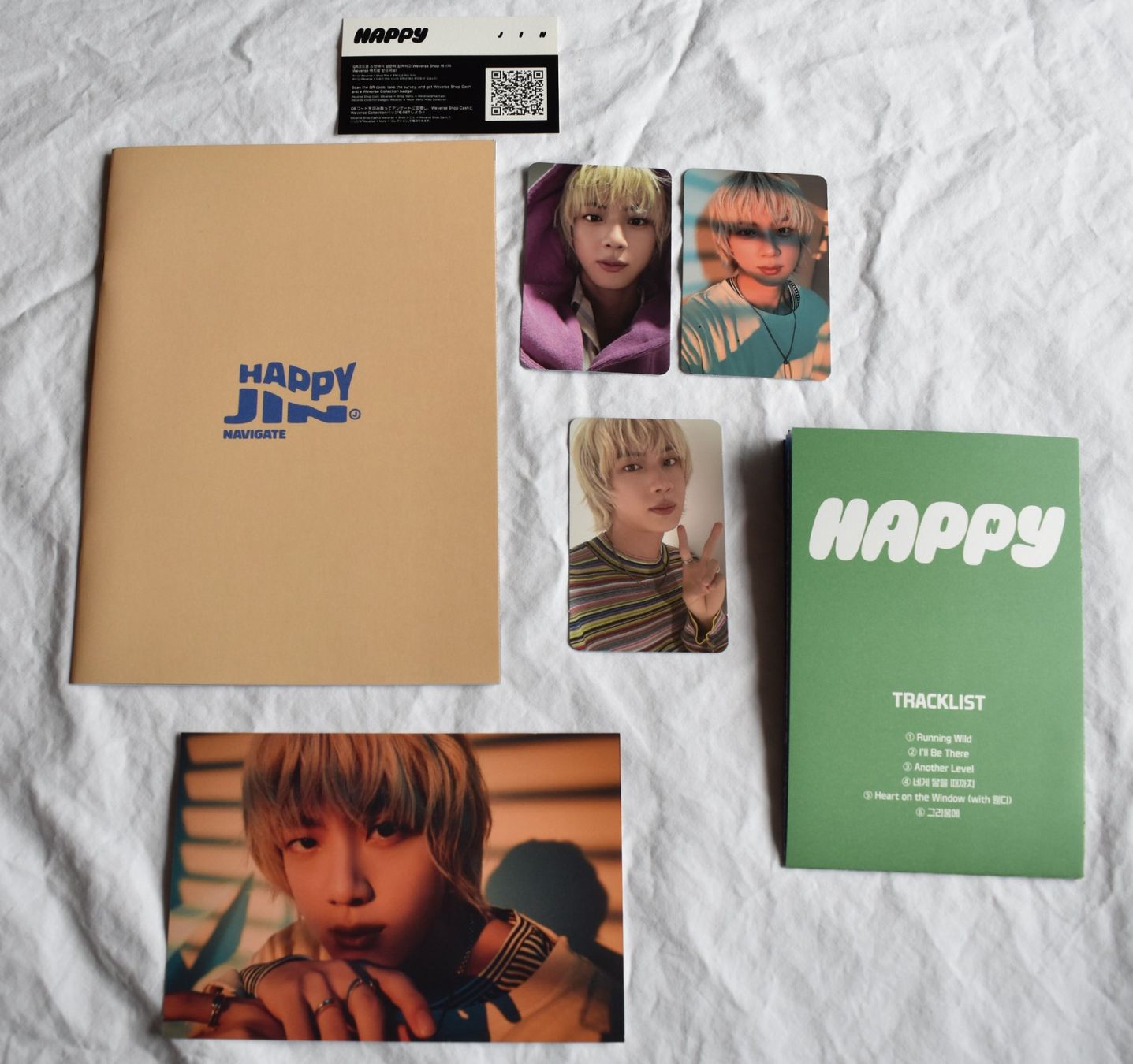 Alben: JIN ALBUM HAPPY – Gebraucht aus Luthern von Babyorange1 7