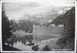 LES DIABLERETS Lac Retaud et le Spitzhorn