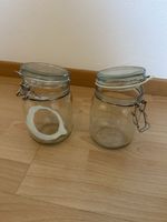 2x Einmachglas / Vorratsglas