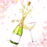 Serviette Champagner 20 Stk.