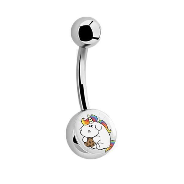 Gioielli per piercing: Pummeleinhorn Bauchnabelpiercing - Flauschig Piercing – Nuovo e nell'imballaggio originale da Buchs SG venduto da Billikatze5