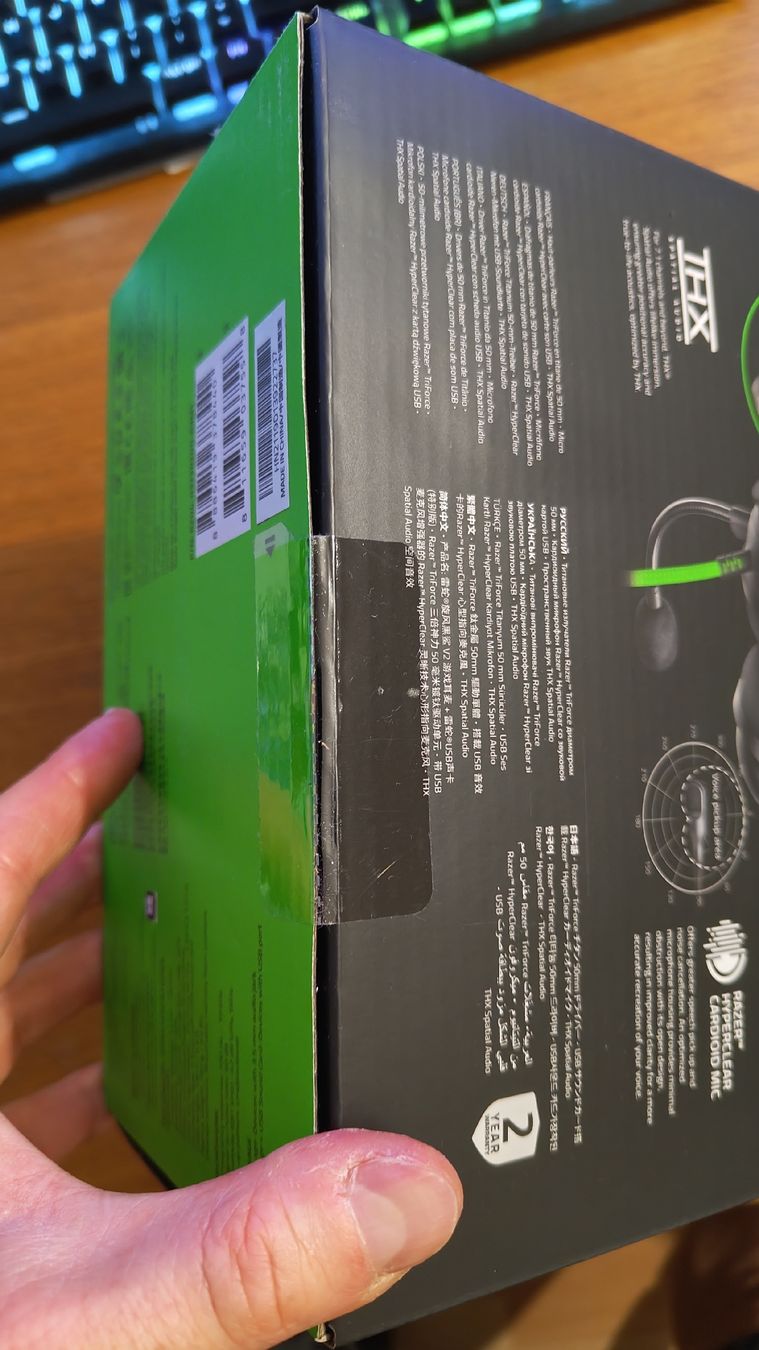 Razer Cuffie: Razer Blackshark V2 Special Edition Gaming Headset – Nuovo e nell'imballaggio originale da Rheinfelden venduto da txck 3