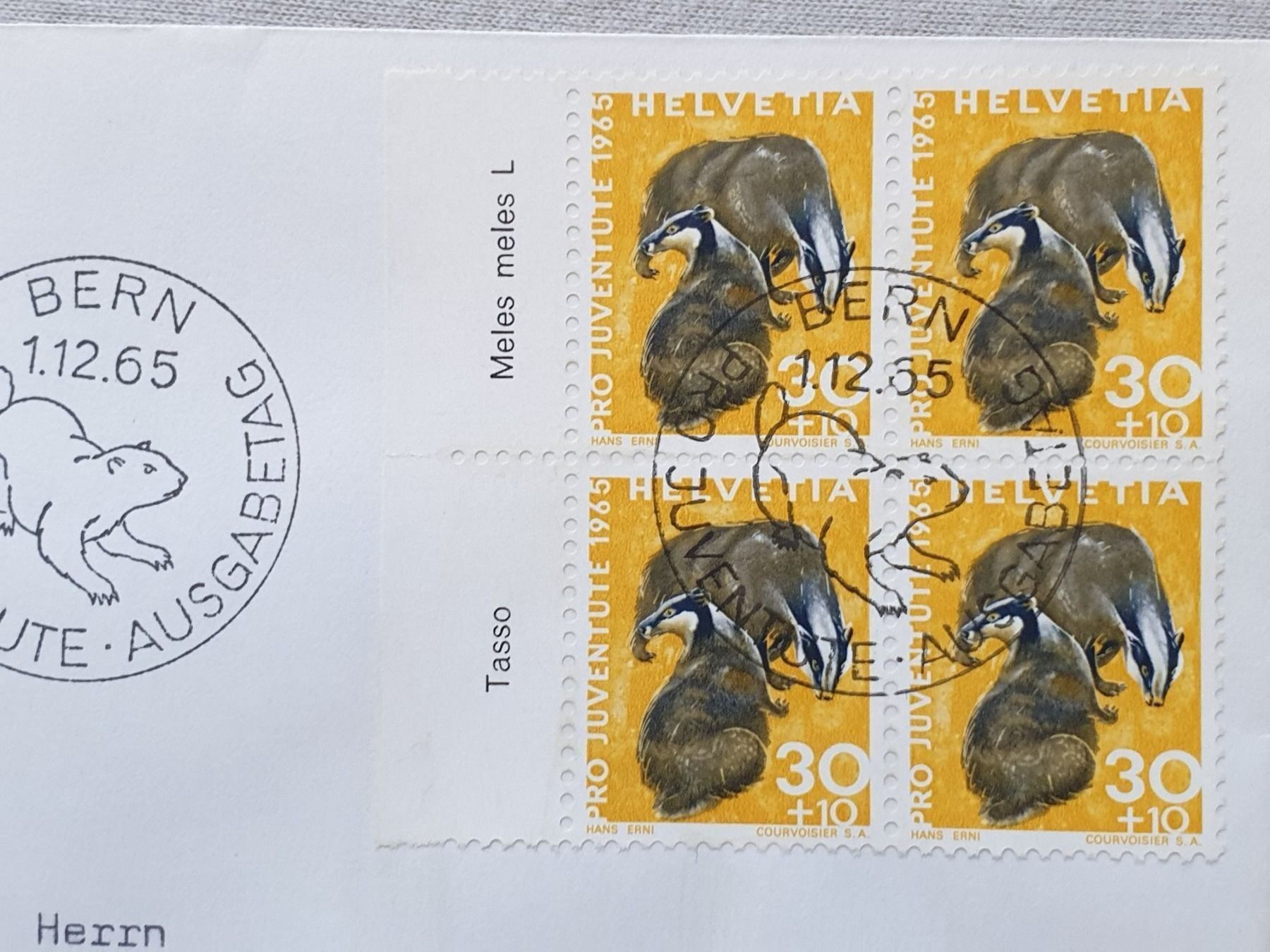 Tutti i francobolli: (187) Pro Juventute 1965 mit ET Stempel – Usato da Schwarzhäusern venduto da Inot3 8