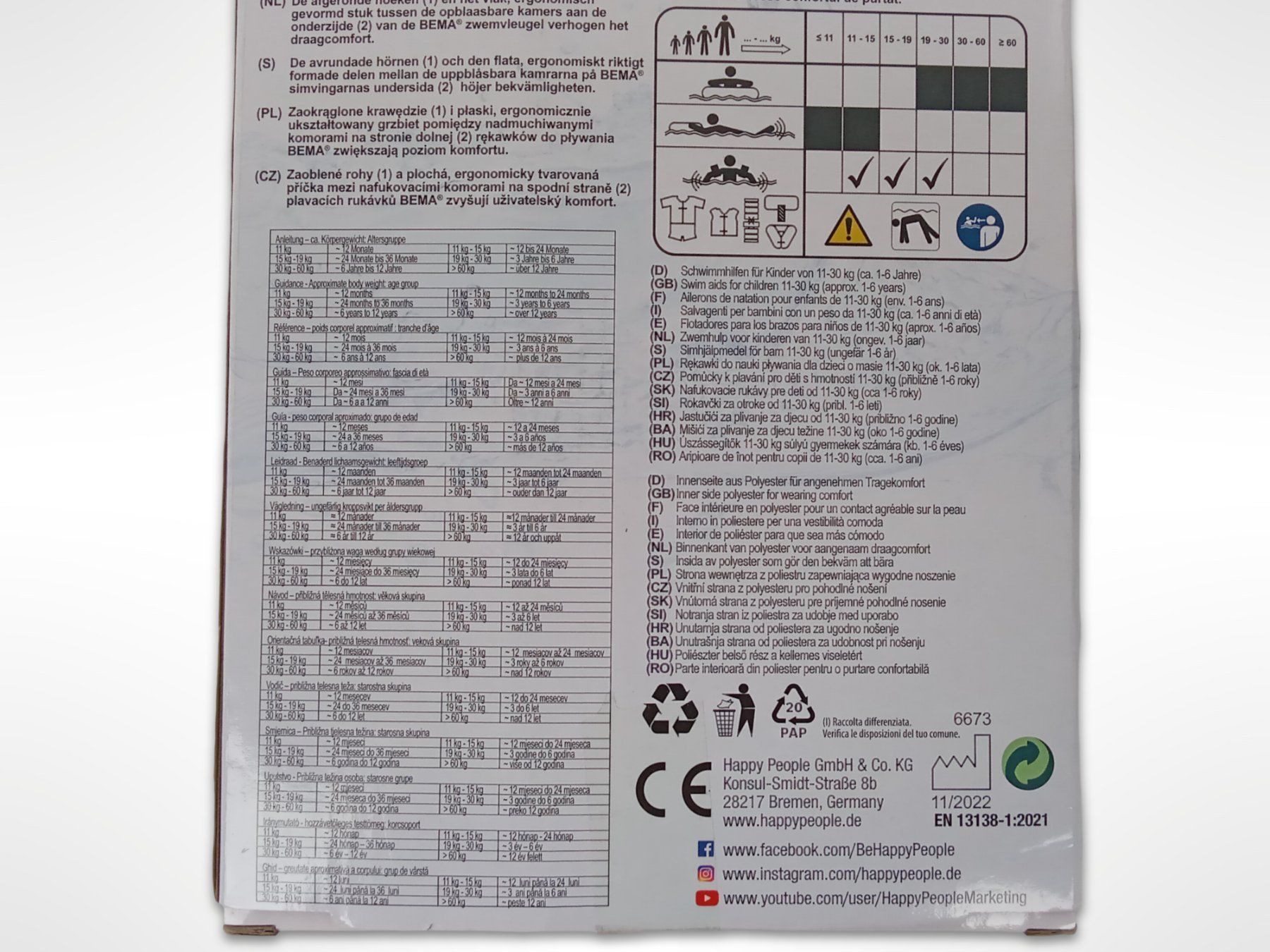 Bouées: BEMA Schwimmflügel Sensitive – Neuf (Voir description) à Suhr par Restwert_Suhr 6
