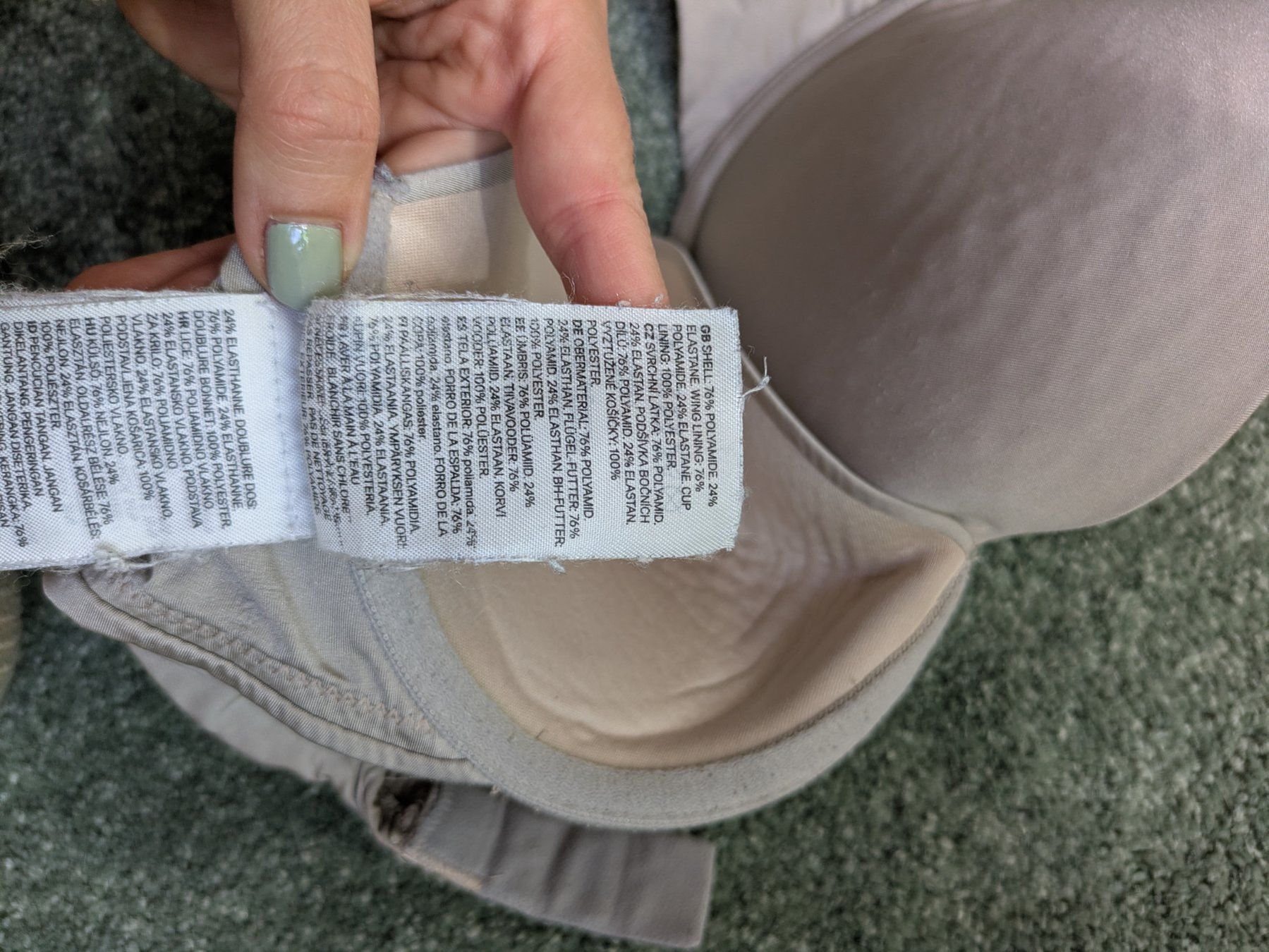 H&M Altra biancheria intima: Hautfarbener Push-Up BH Grösse 75C – Usato da Hedingen venduto da cafel10 2