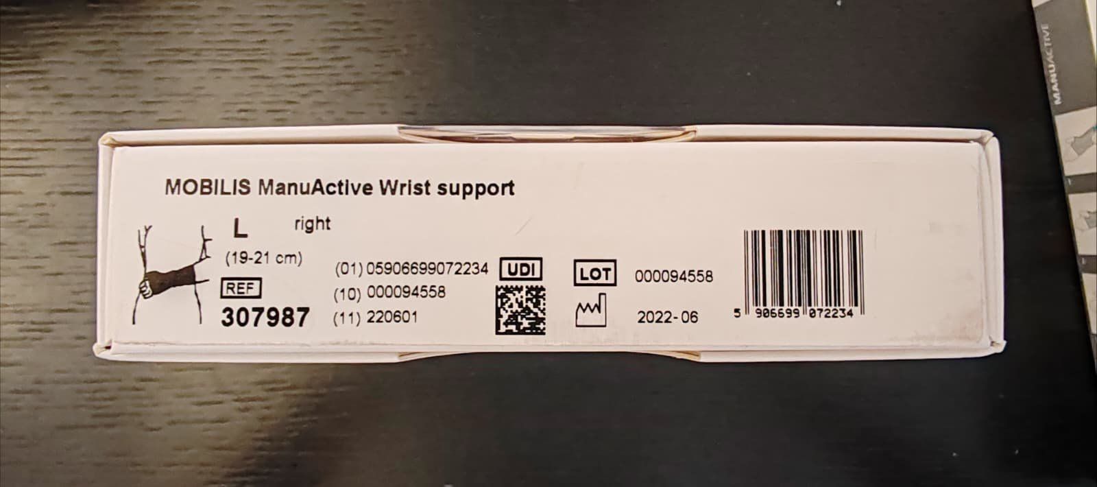 Sigvaris Attrezzature mediche: SIGVARIS ManuActive Handgelenkbandage - L right – Nuovo e nell'imballaggio originale da Bern venduto da PrettyGood 2