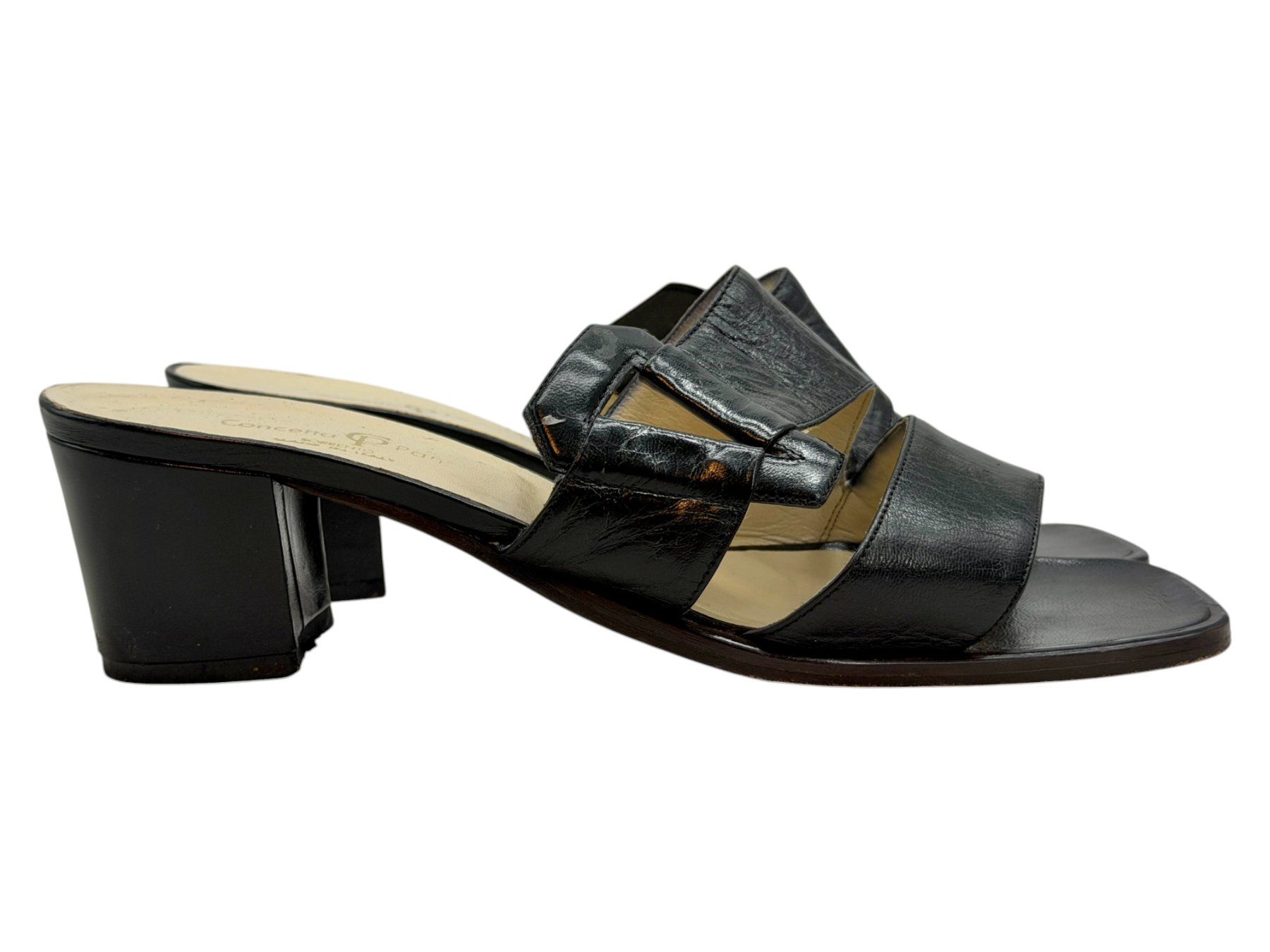 Scarpe da donna: Mules Concetta Pane cuir noir. Pointure 40 – Usato da Cossonay-Ville venduto da PatineDuTemps 5
