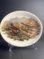 Vintage ovaler Teller Porzellan, England, 28x23.5cm