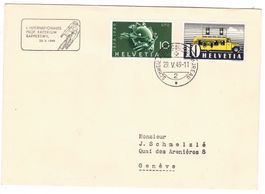 Lettre de Rapperswil BPA A476 pour Genève le 29.V.49