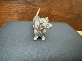 Vintage Metall-Tackel-Statue