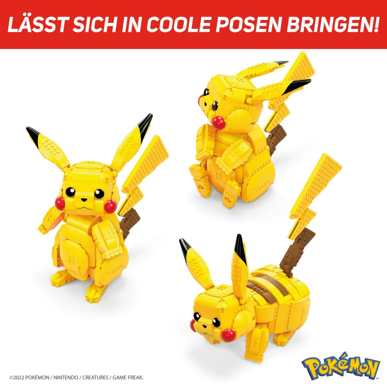 Mega Baukästen: Mega Construx Pokémon Jumbo Pikachu FVK81 – Neu und originalverpackt aus Basadingen von NekoBricks 4