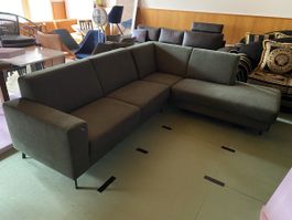 Polstergruppe 275-225cm Stoff Grün
