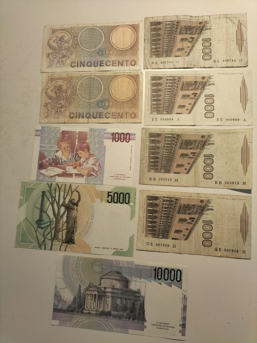 Banconote: Italien - Banknotensammlung – Usato da Innerberg venduto da simon30432 1