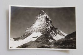 AK Matterhorn (Bildunterschrift: Riffelsee und Monte Rosa!)