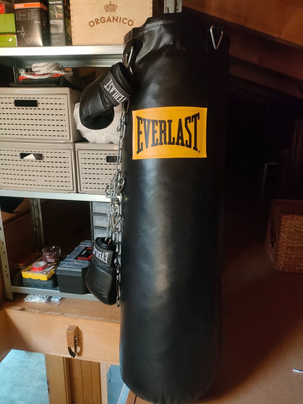 Everlast Sacchi da boxe: Boxsack, Top Zustand, Schwarz – Usato da Reichenbach im Kandertal venduto da lady-aquila 2